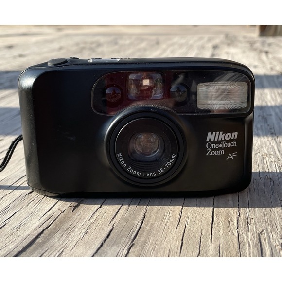 Nikon One Touch Zoom AF 35mm Film Camera - Tested Zoom Works - Flash NOT Working - Picture 2 of 12